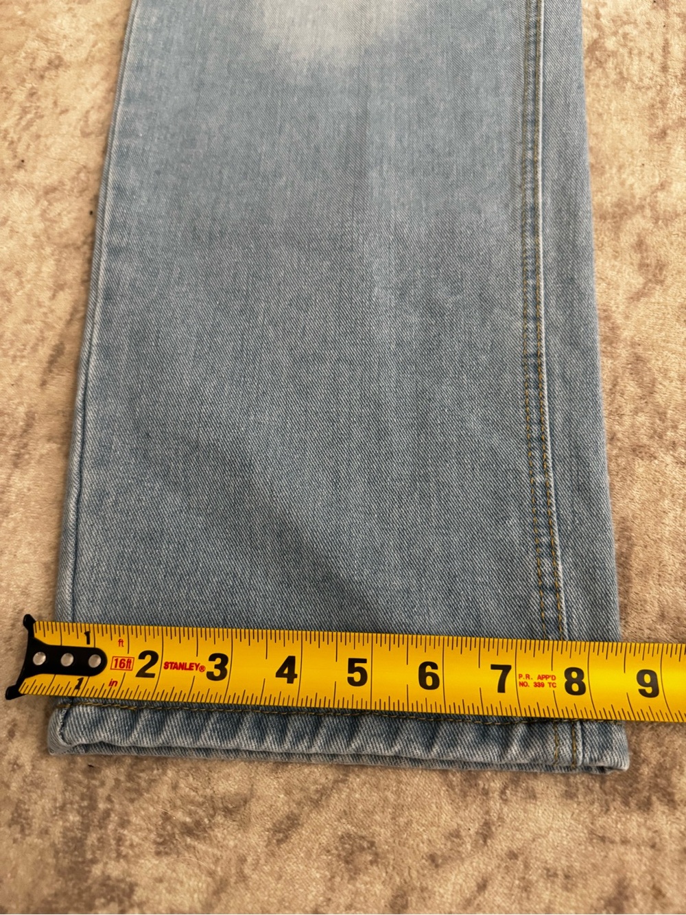 Light Wash High Rise Button-Fly Jeans - Picture 7 of 7